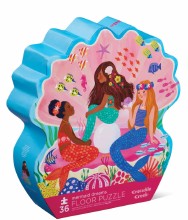 36pc Shaped Box Puzzle Mermaid