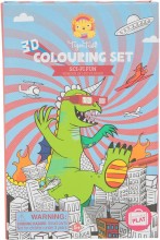 3D Coloring Set Sci Fi Fun