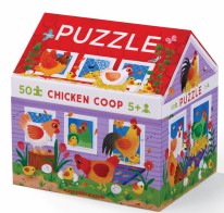 50pc House Puzzle Chicken Coop