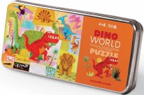 50pc Tin Puzzle- Dino World