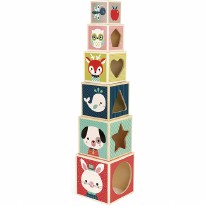 6 Block Pyramid Baby Forest