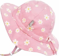 Floppy Hat Pink Daisy 0-6m