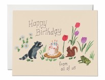 Birthday Critters Greeting Card