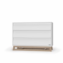 Domino Dresser - White/Natural