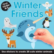 First Sticker Art Winter Friends