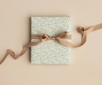Maileg Gift Wrap Roll Berry Branches Dusty Blue
