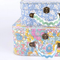 Meri Meri x Liberty Suitcases