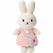 Miffy Pastel Pink Dress + Flower Bag