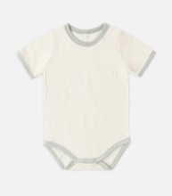 Ringer Onesie Seafoam 3-6m