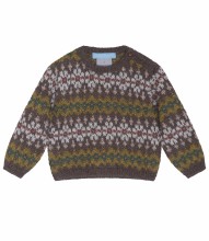 Alpaca Sweater Truffle 3-6m
