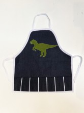 Art Apron Handmade Dino