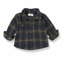 Atlin Shirt Blue Plaid 12-18m