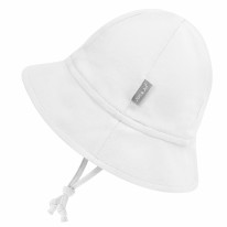 Baby Bucket Hat White 0-3m