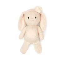 Baby Bunny Girl with Pompom