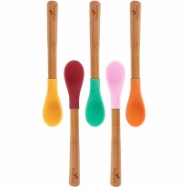 Bamboo & Silicone Infant Spoons