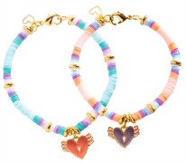 Beads & Jewelry- Heart Heishi