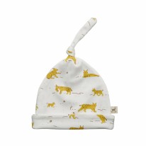 Beanie Ivory Wildcat 0-6m