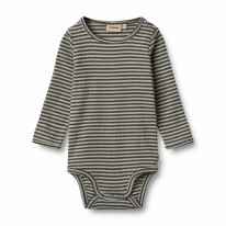 Berti Forest Stripe Onesie 3-6