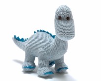 Blue Diplodocus Knitted Toy