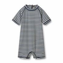 Blue Stripe Rashguard 3-6m