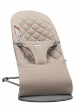 Bouncer Bliss Cotton Sand Gray with Dark Gray Frame