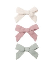 Bow Set Natural/Mauve/Sage