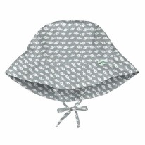 Bucket Hat Grey Fish 0-6m