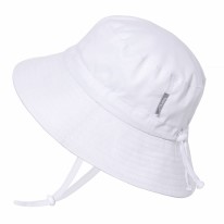 Bucket Hat White 0-6m