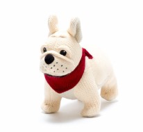 Bulldog Knitted Toy