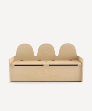Camel Storage Bench - Birch