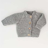 Cardigan Ice Grey 0-6m