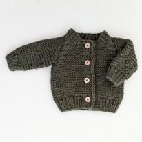 Cardigan Loden 3-6m