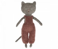 Chatons Kitten in Overalls Grey