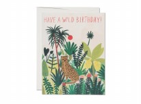 Cheetah Birthday Greeting Card