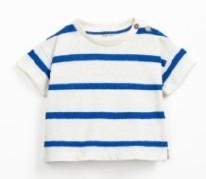 Cobalt Striped Tee 3-6m