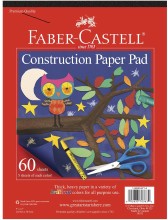 Construction Paper Pad 9x12"