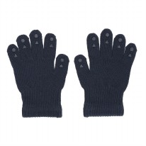 Cotton Grip Gloves Navy 3-4y