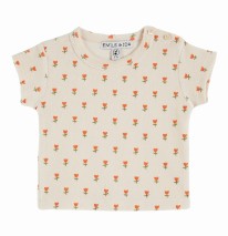 Cream Tulip Tee 3-6m