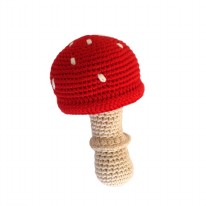 Crochet Rattle Toadstool