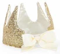 Crown Sequins in Gold
