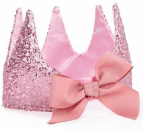 Crown Sequins in Pink