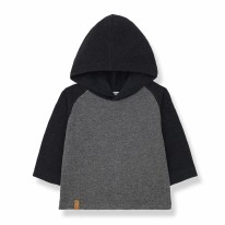 Damia Hooded Tee Grey 6-9m