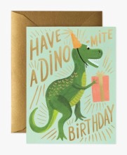 Dino Birthday Greeting Card