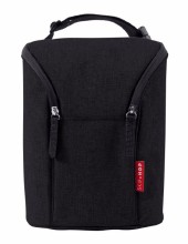 Double Bottle Bag Black