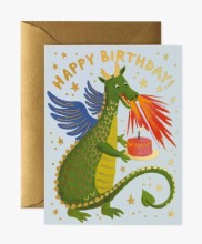 Birthday Dragon Greeting Card