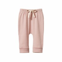 Drawstring Pant Rosedust 3-6m