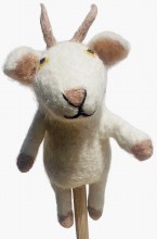 Felt Finger Puppet- Goat