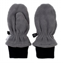 Fleece Mittens Dark Grey 2-5t