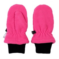 Fleece Mittens Hot Pink 6-24m