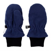 Fleece Mittens Navy 6-24m